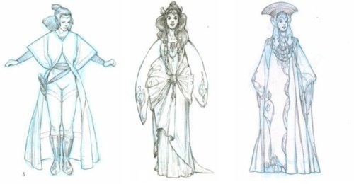 gffa:Star Wars: The Phantom Menace | Padme Amidala Concept Art