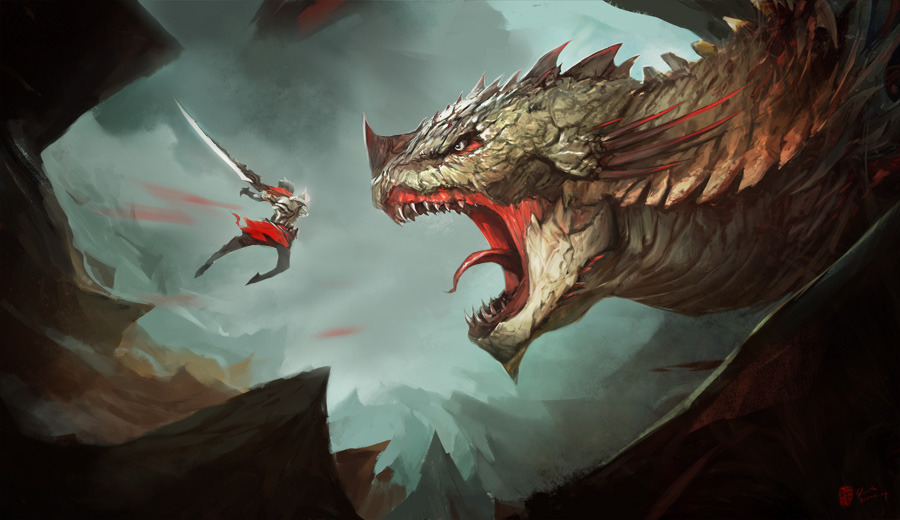kotakucom:  Frank Wong’s art. Dude used to work on games for Ubisoft and EA. has