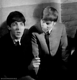 John And Paul During A Beatles Interview For Italian Television In 1963