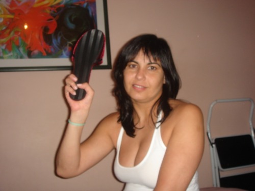 dominantfemales:  our-mistress-f-m-world:   This is the slipper with which my  wife punishes me ever