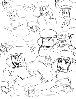 I was doin’ some loose sketches before bed and Ruby’s expressions are just so much fun to draw