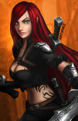 Katarina - League of Legends by W-E-Z 