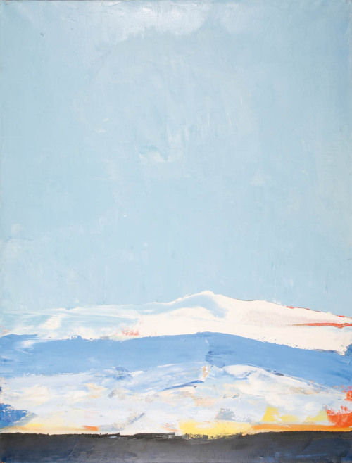 lawrenceleemagnuson: Nicolas de STAËL (1914-1955)Landscape, Antibes (1955) oil on canvas, 116 x