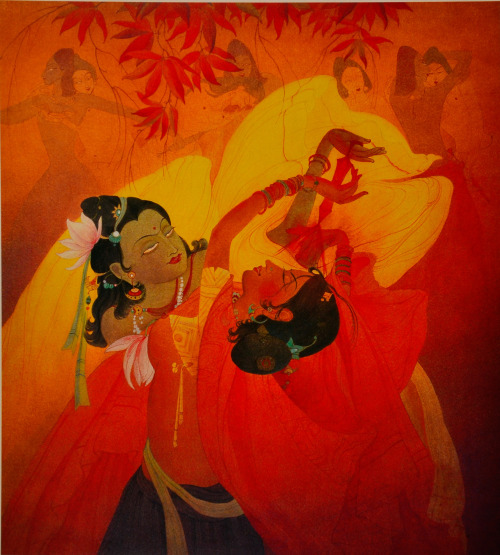 tuzk-e-hind:  Mohammad Abdur Rahman Chughtai (1897 - 1975) was a painter and intellectual from Pakistan, who created his own unique, distinctive painting style influenced by Mughal art, miniature painting, Art Nouveau and Islamic art traditions. He comes