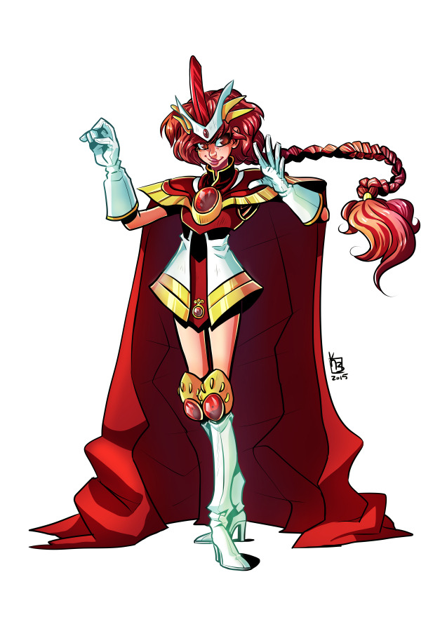 kaymonstarart:  I got lazy and haven’t drawn the sword yet but here’s a partially