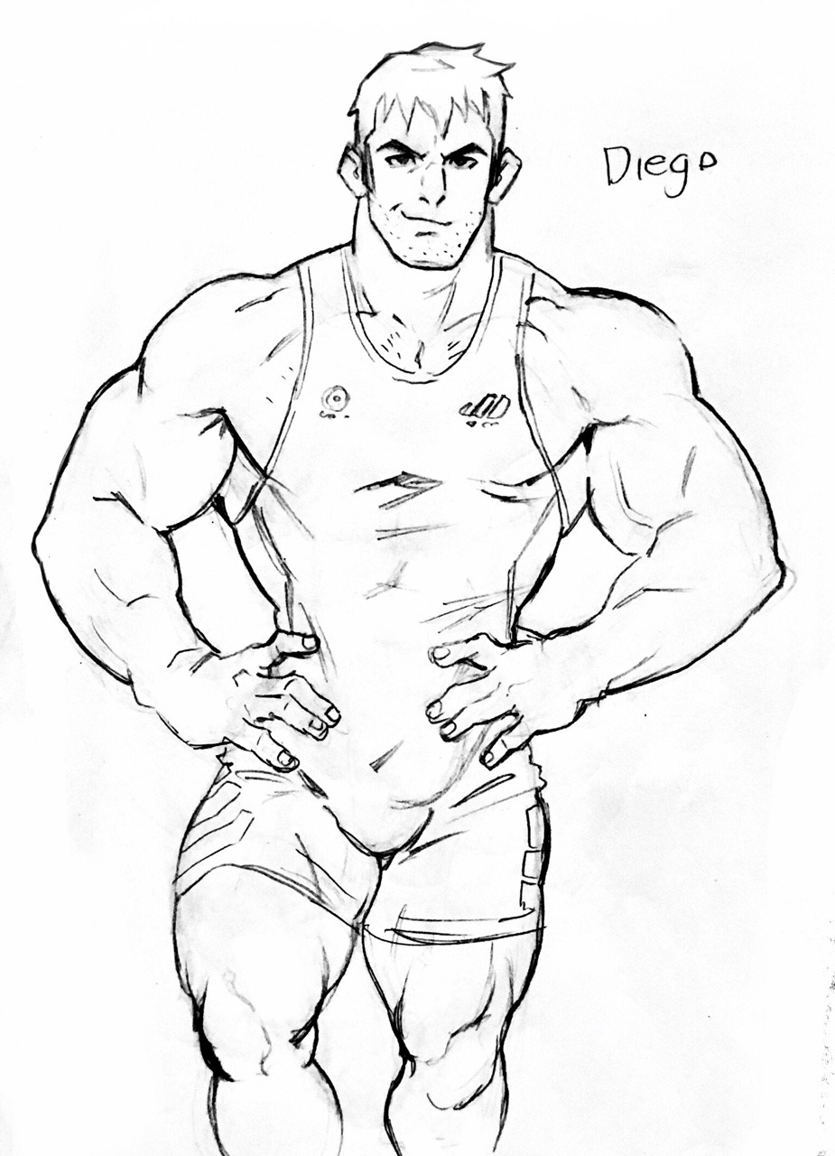 redgart:  Was looking for greco roman wrestling poses and ended up imagining an idea