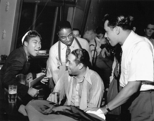 SISTER ROSETTA THARPE Rocker in action. Here she is in in 1939 with Cab Calloway, Duke Ellingto