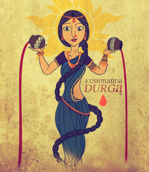 ragii:Maa Kushmanda is the fourth aspect of Goddess Durga, who is worshipped on the fourth day of Na