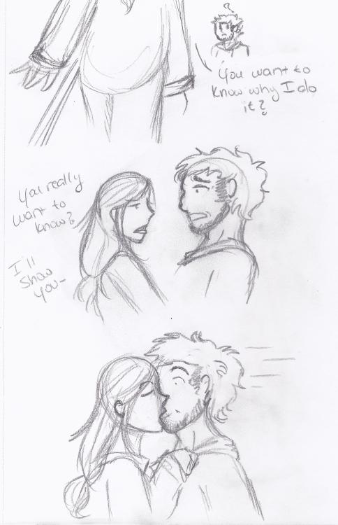 Most Damien and Charlie sketches! The first picture is just a blurb from the Victorian AUrp, after C