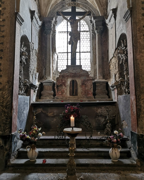 Sedlec Ossuary, by Andrey Moss.