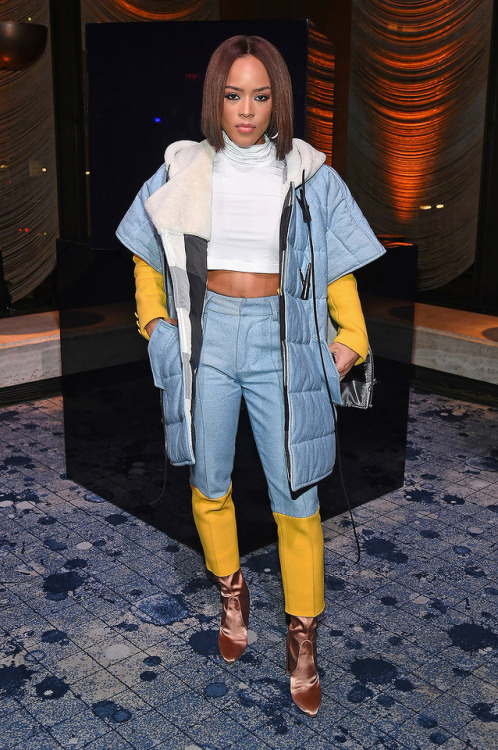 soph-okonedo:  Serayah McNeill attends the Stuart Weitzman FW18 Presentation and Cocktail Party at T