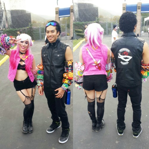 This picture is kind of lame of us but oh well. Kaia and I were biker Usagi & Mamoru. (っ´ω`c)♡