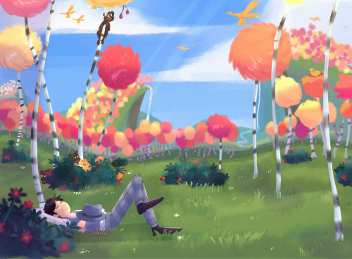 Every Time I See Lorax Concept Art It Inspires Me So Much And.. Now I Decided To Practice Making Backgrounds