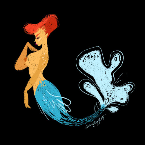 philliplight:  When in doubt, draw mermaids…. 