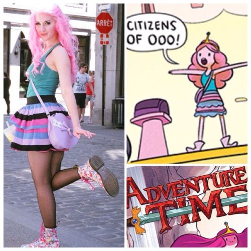 albinwonderland:  I think that few people are as excited about the Adventure Time book “Bittersweets” as me, especially because Princess Bubblegum will be emulating a certain somebody in her outfits! Once the book is released I’ll be sure to make