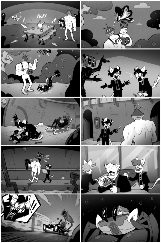 Some Panels From A Scrapped Comic
