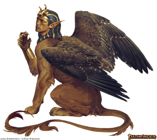 Sphinx illustration I did for Pathfinder 2nd Edition: Bestiary _________________Just a little announ