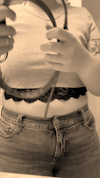 feelsnthoughts:Wore a belt so I had to make this content, right? 👀✨
