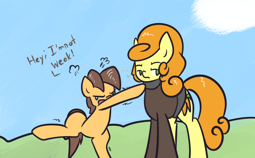 questionthecarrot:  *Strangle Attempt*  Aww, poor lil Caramel X3 &lt;3