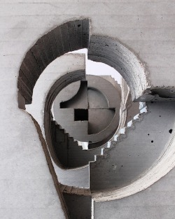 racaia:  davidumemoto: Mise en abyme . #davidumemoto #concrete #concreteart #brutalism #brutalist brutal core 
