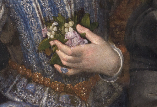 saintcirce: Details of Portrait Group with the Artist’s Father, Amilcare Anguissola, and her Sibling