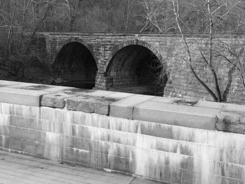 Bridges Across Catoctin Creek, Frederick County, Maryland, 2017.The photo was taken from the reconst
