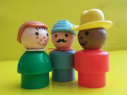 FANTASTIC PLASTIC PEOPLE. .   Photo fun with plastic. . what an amazing father’s day gift.. FI