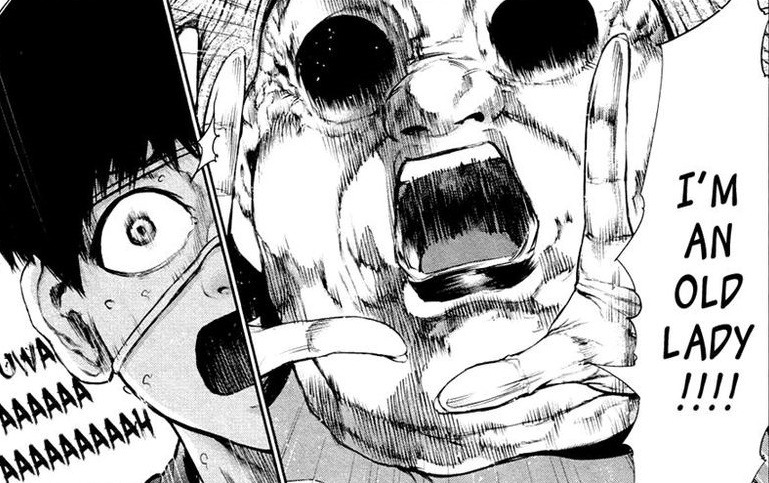 anewtinybook:  littlemissymonster:  Just a reminder that Kaneki was once scared off