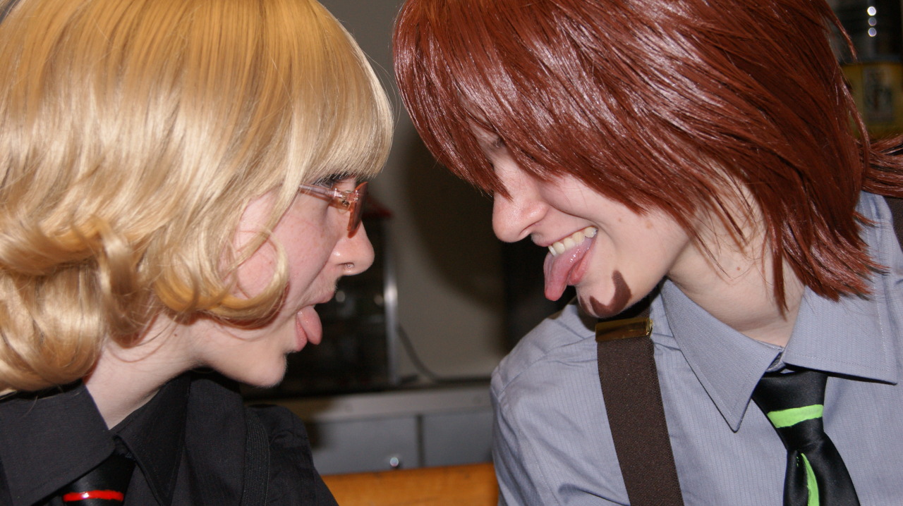 barnabunbun:  Some Tiger and Bunny Shenanigans from Friday of AnimeNext. More to