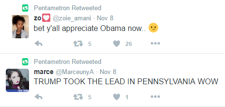 sacculetta:So there’s a Twitter bot that retweets random tweets that happen to rhyme. On election ni