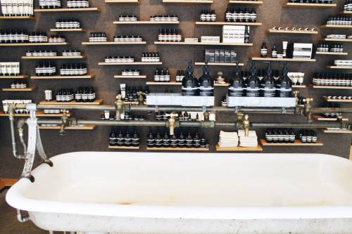 stephaniezheng: A look inside the Aesop store on University Place in New York City.  I wrote a