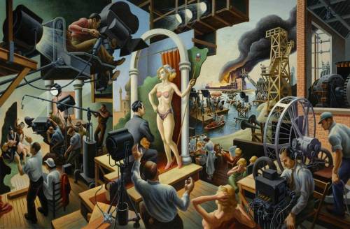 Thomas Hart Benton - Hollywood, 1937 Nudes