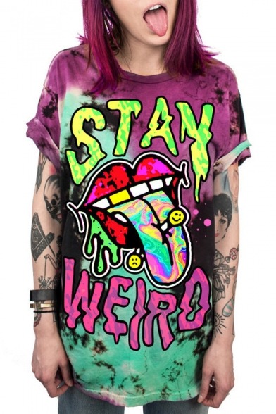 alwaysleftengineer: COOL FASHION TEES COLLECTION  Letter Big Mouth   Crying Alien