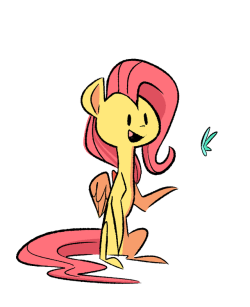 fluttershythekind: Skilled Conversationalist Just a little Fluttershy Doodle with her new butterfly friend before bed ^^ Hope you are all having a wonderful, warm weekend &lt;3  All my love,  ~FtK  =3