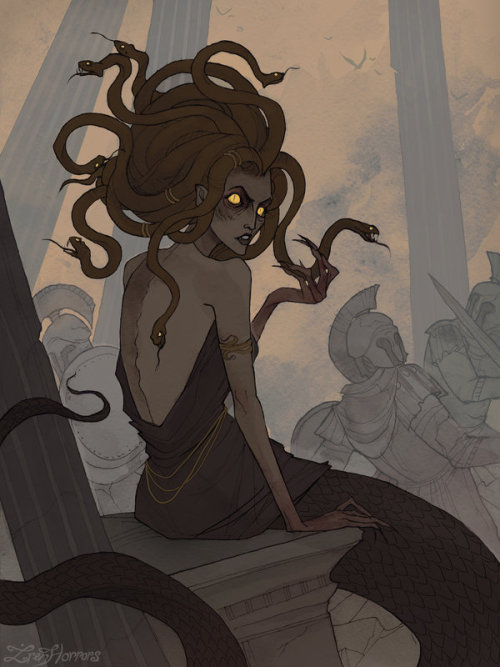 lavenderpanda:madcat-world:Medusa - IrenHorrors @femmchantress