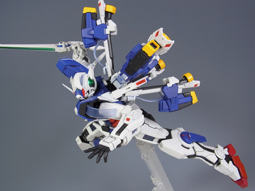 cavalier-renegade:  gunplagamer:  Source MG改造ガンダムXエクシア MG RemodelingExia Gundam X  Why does it need a cloak.   it doesnt that’s why its badass!