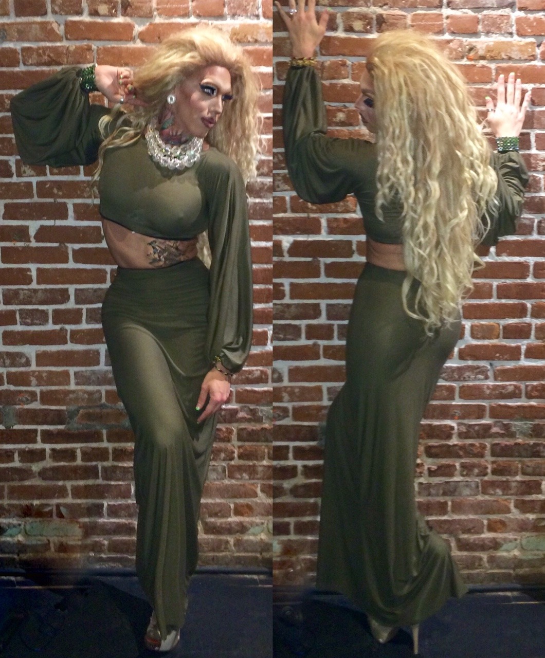 Last night was great 🙌🏽 Thank you so much SlideBar 💋 Outfit made by Me!