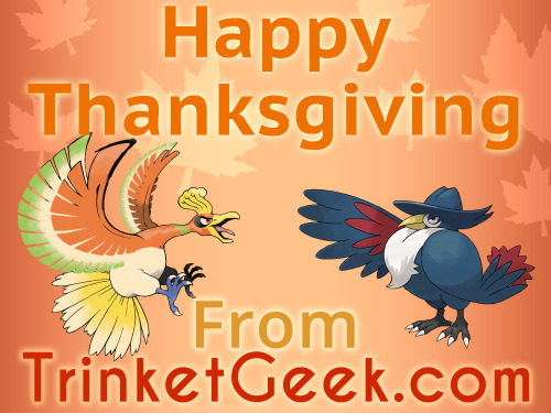 trinketgeek: Happy Thanksgiving everyone!No matter what you choose to eat, just make sure you eat pl
