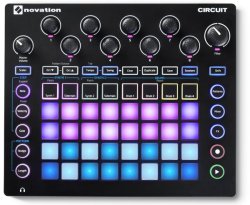 si7:  (via Novation Circuit – Groovebox (it’s not a controller, tho’ / dies ist kein Controller) | Sequencer) Novation hat eine neue Groovebox für Beats, 2 Synthspuren in einem  Gehäuse, was eher nach “Controller” aussieht. Die Klangerzeugung