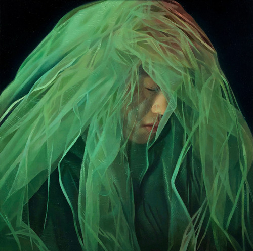 Peter Chan (b. 1985, Hong Kong, based Toronto, Canada) - Beyond the Veil 3, 2019, Paintings: Oil on 