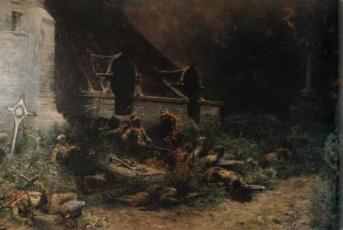 Georges Clairin -  The Burning of the Tuileries  Georges Clairin - Cimetière  Vendéens