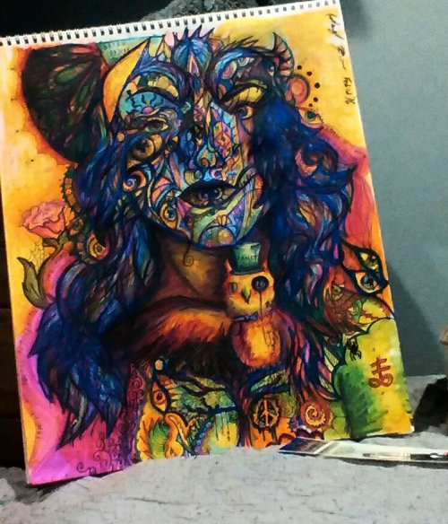 Psychedelic portraits by yours truly