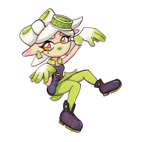  Splatoon characters, I really enjoy them, but I have to make better works yet. 