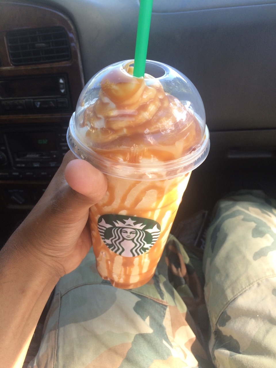 how u know that starbucks love u they give u a caramel avalanche :) mmm was good