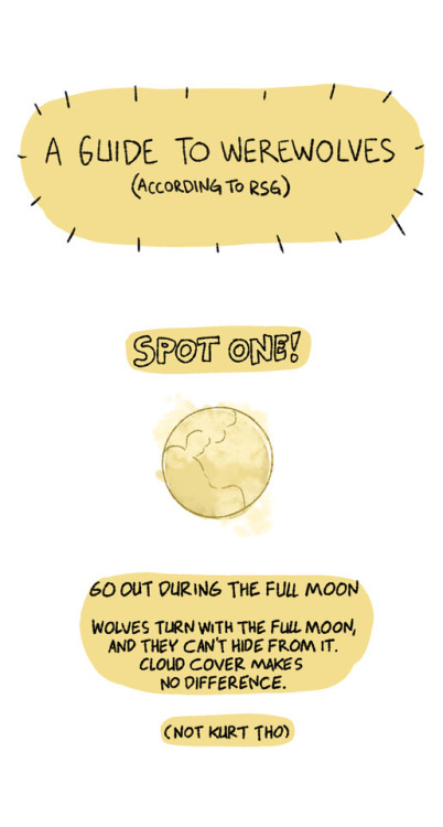runstopgocomic:  Run. Stop. Go. a guide to werewolves new readers / follow / tapas  Heyo guys! Sorry