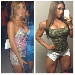 beforeafterfemalemuscle:  Tina Nguyen