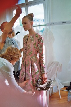 hedvig palm backstage @ valentino