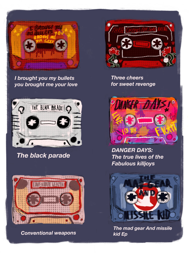 It’s mcr cassettes iconsumethesoulsofthedamned on Tumblr