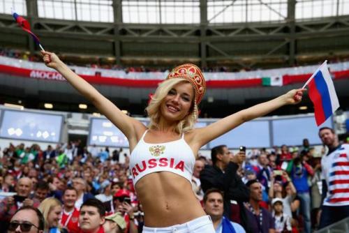 hot-girls-and-alcohol: Natalya Nemchinova - Russia’s hottest World Cup Fan ❤️