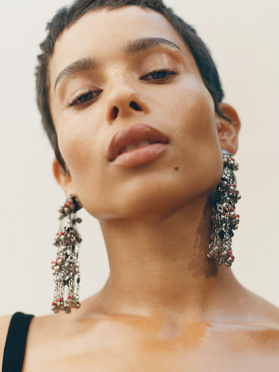 Zoe Kravitz photographed by Joachim Mueller Ruchholtz for Sunday Times Style (2018)